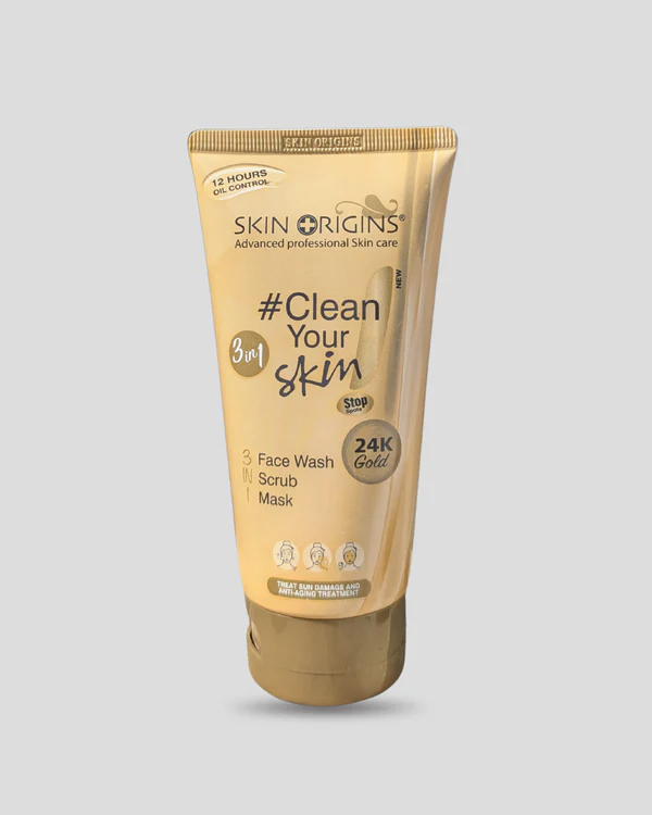 Skin Original 24K Gold Face Wash - 150ml β Luxury Radiance Boosting 24K Gold Face Wash