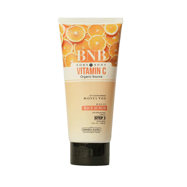 BNB Vitamin C Rice Scrub - 200ml – Radiance Boosting Vitamin C Rice Scrub