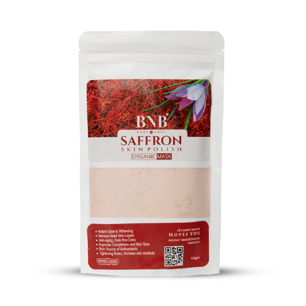 BNB Saffron Brightening Mask 120ml – Premium Radiant Saffron Brightening Mask