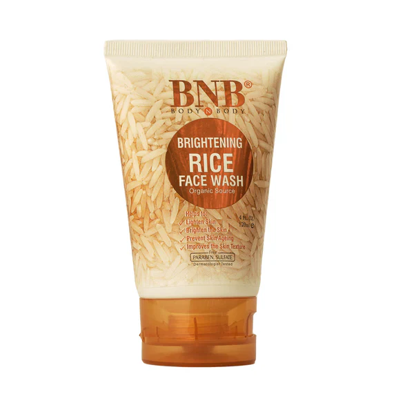 BNB Whitening Rice Extract Face Wash - 120ml – Premium Rice Extract Face Wash
