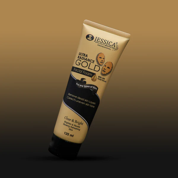 Jessica Gold Face Wash - 125ml β Luxury Radiance gold face wash