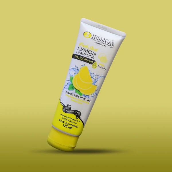 Jessica Lemon Face Wash - 125ml – Oil Control & Brightening Lemon Face Wash