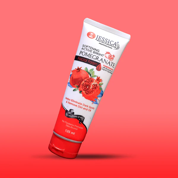 Jessica Pomegranate Face Wash - 125ml – Antioxidant Rich Youth Boost Face Wash