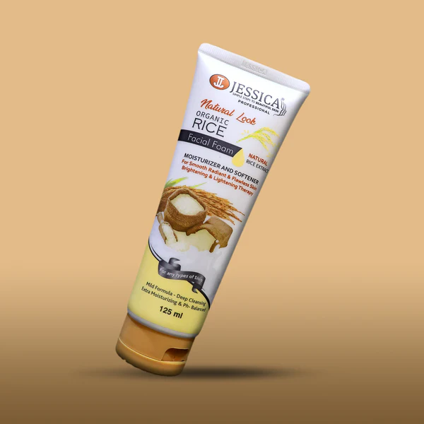 Jessica Rice Face Wash - 125ml – Premium Rice Extract Face Wash